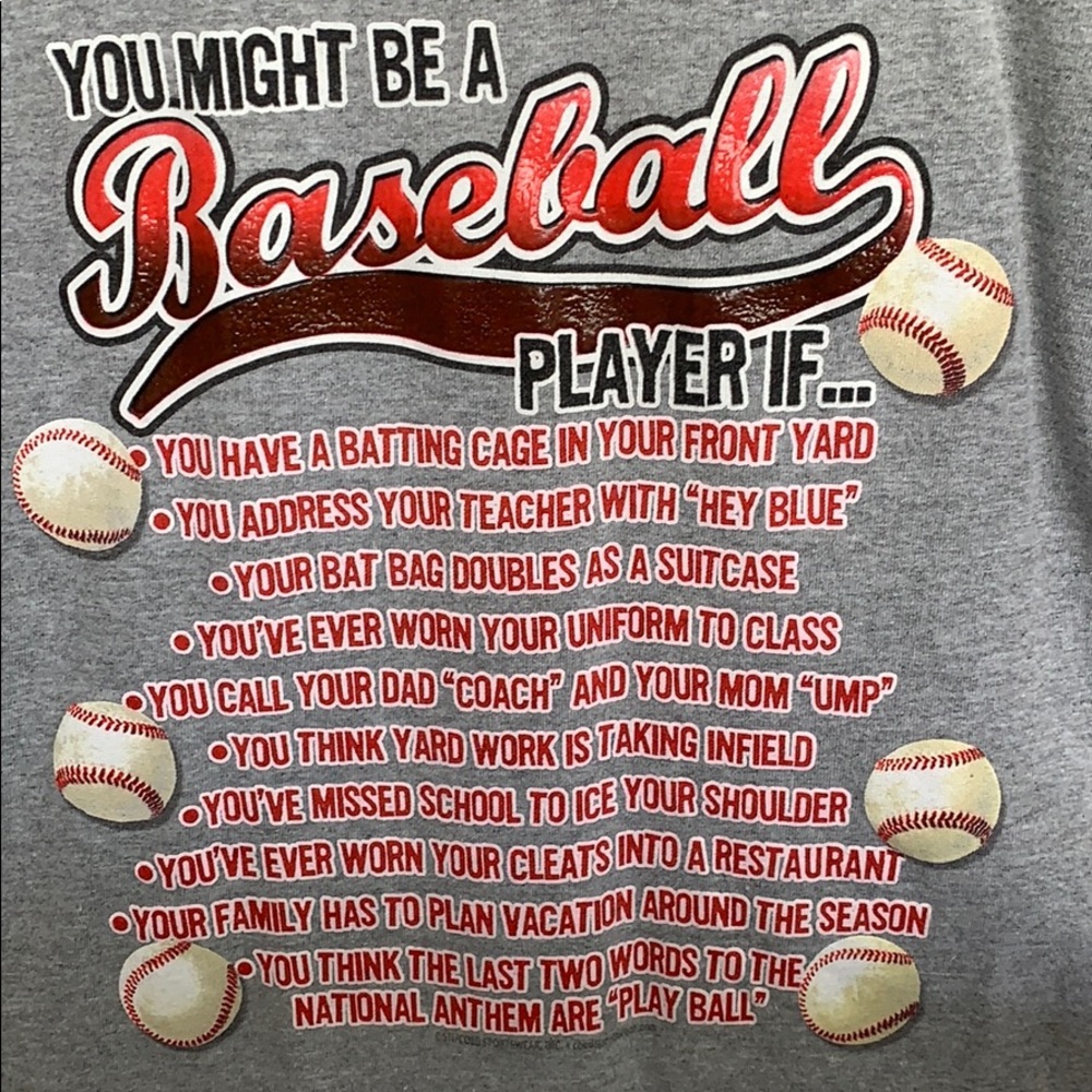 Baseball tee.